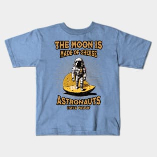 The moon is made of cheese Kids T-Shirt
